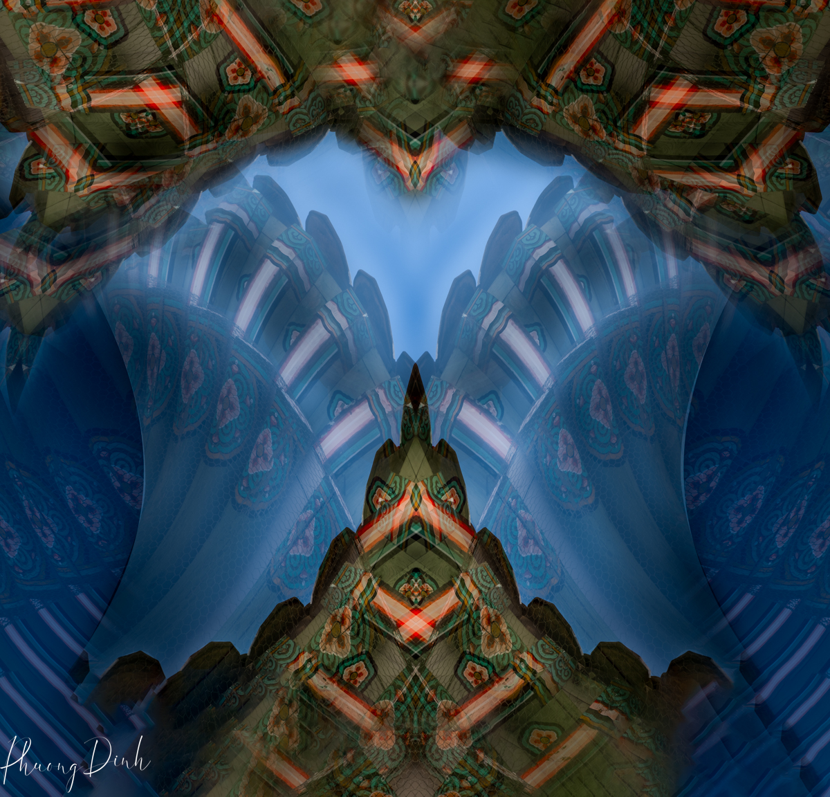 architecture, abstract, Korean traditional building, traditional building, creative photography, artistic vision