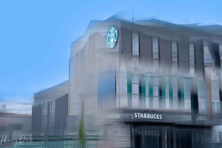 impressionist, impressionism, fine art, fine art photography, creative photography, creativity, art, artist, artwork, Starbucks, coffee, coffee shop, cafe, Ottawa 