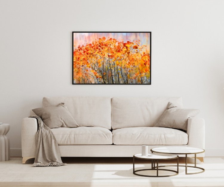maple, icm, maple leaf, autumn, artwork